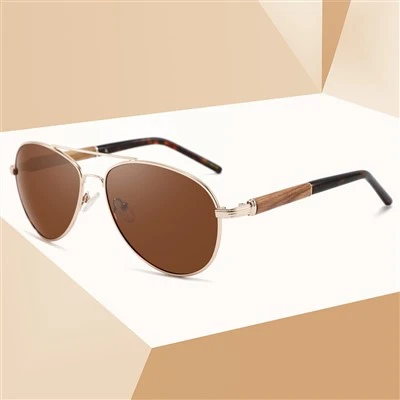 Nötr Metal Polarize Moda Aviator Güneş Gözlüğü